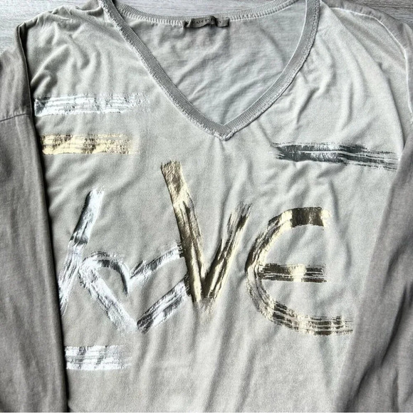 Made In Italy U80257 Faux Suede Acid Dye Long Sleeve - Picture 7 of 13